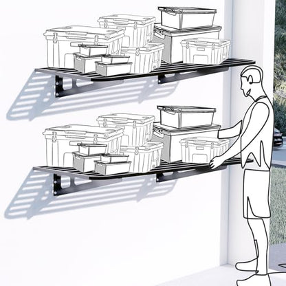 Garage Wall Shelving 2 (4 Count)
