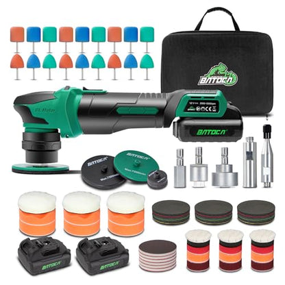 S4 Brushless RO&DA Car Buffer Polisher Headlight Restoration Pro Kit
