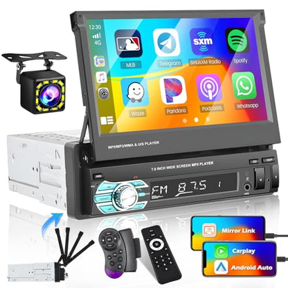 7'' Single Din Carplay Car Stereo