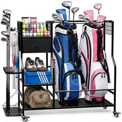 Golf Bag Organizer for Garage