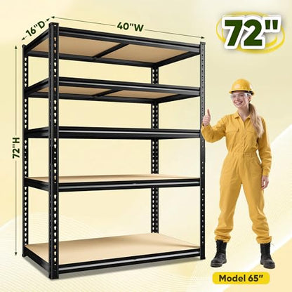 72" H Garage Shelving for Garage (5 Count)
