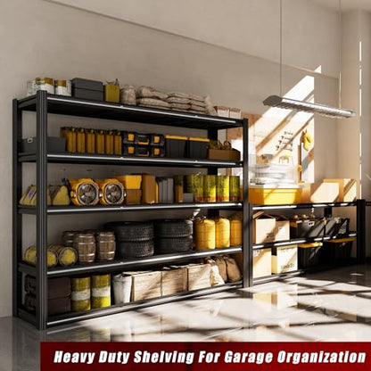 60" W Garage Shelving Heavy Duty Metal Shelving 3030LBS