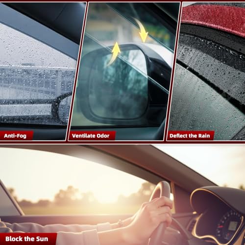 in Channel Rain Guards Fit for Mercedes