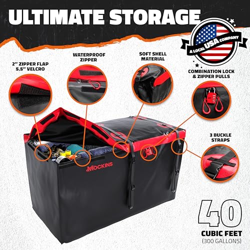 40 CuFt Heavy Duty XXL Trailer Hitch Cargo Carrier Bag