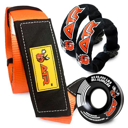 Off Road Recovery Kit Tree Saver Strap (83.2 Ounce)