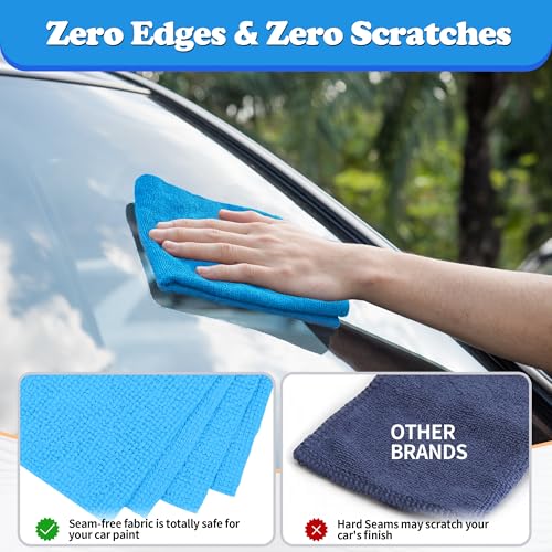 Shop Towels Microfiber Cleaning Cloth Bulk (200 Count)