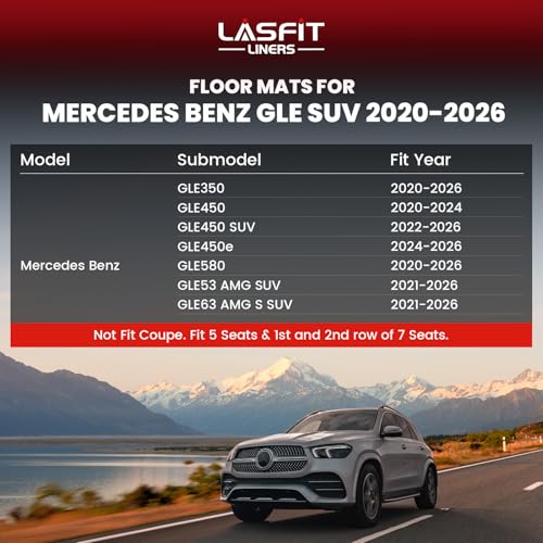 Floor Mats for Mercedes Benz GLE SUV 2020