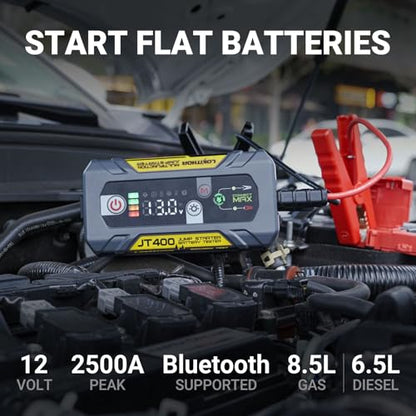 JT400 2500A Portable Jump Starter with 100
