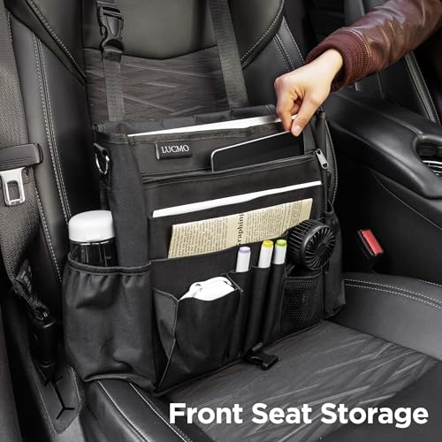 Car Seat Organizer with Tablet and Laptop Compartment