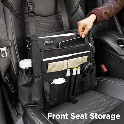 Car Seat Organizer with Tablet and Laptop Compartment