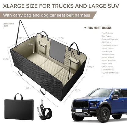 XL Truck Back Seat Extender for Dogs