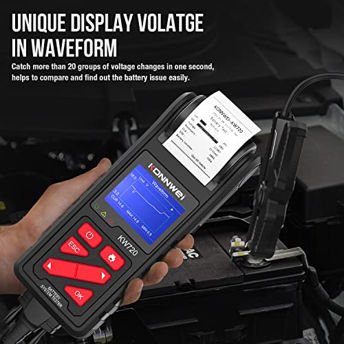 KW720 Car Battery Tester 6V 12V 24V W