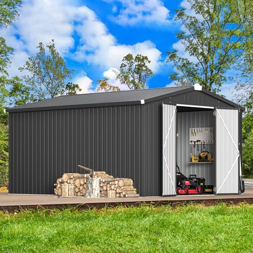 10' x 14' Metal Outdoor Storage Shed