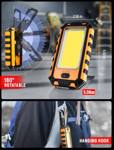 LED Rechargeable Magnetic Work Light 40W 1500Lumens