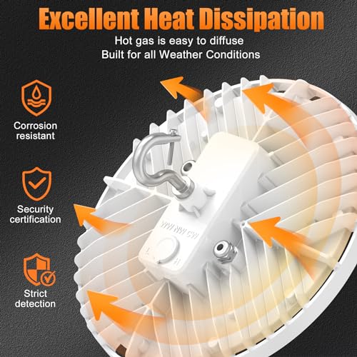 10 Pack LED High Bay Light 150W 120W 90W Adjustable