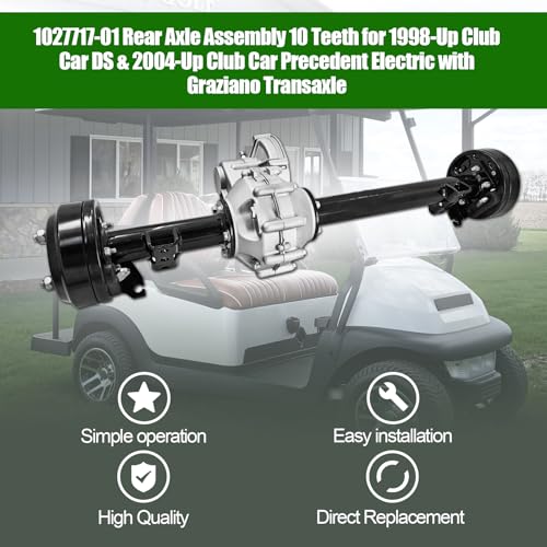 1027717 01 Rear Axle Fits for Club Car DS 1998