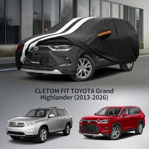Multi Layer Car Cover Custom Fit for Toyota Grand Highlander