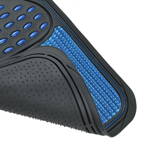 Blue All Weather Heavy Duty Universal Fit Car Floor Mats Interior Liners for Auto Van Truck SUV