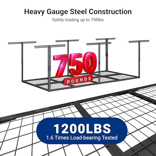 3x8 Overhead Garage Ceiling Storage Rack (2 Count)