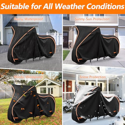 420D & Cotton Lining Motorcycle Cover for Honda Rebel 250 300 500 1100