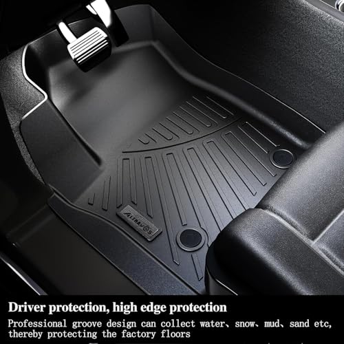 2 Rows Floor Mats for 2025 Nissan Armada 7 and 8 Passenger Models