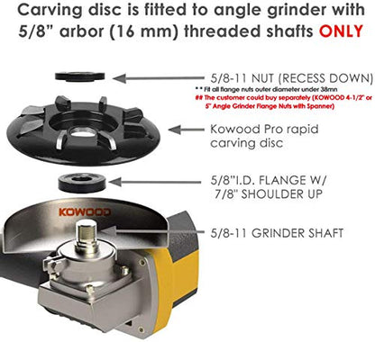 Wood Turbo Carving Disc