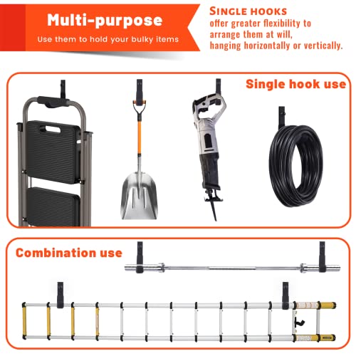 4 Inch Garage Hooks Heavy Duty (8 Count)