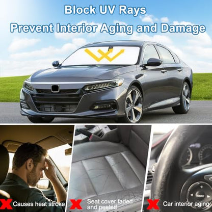 Premium Car Windshield Sun Shade for 2018