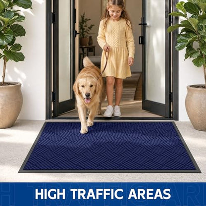 Durable Indoor Outdoor Door Mat (12 Sq Ft)