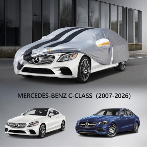 Multi Layer Car Cover Custom Fit for Mercedes Benz C