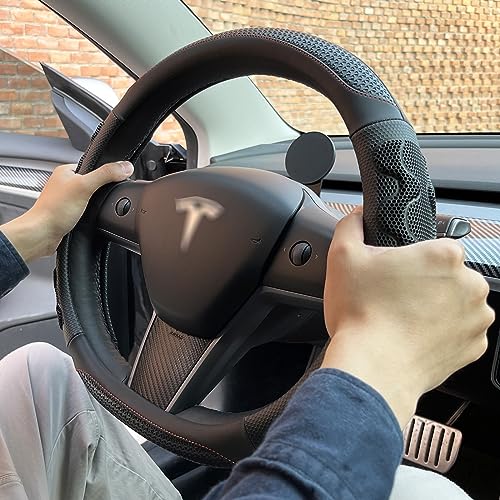 Great Grip Steering Wheel Cover for Tesla Model Y