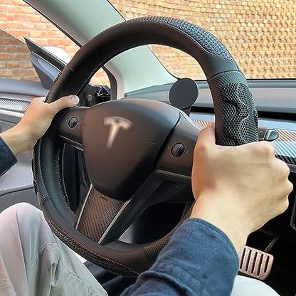 Great Grip Steering Wheel Cover for Tesla Model Y