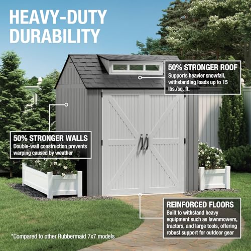 Resin Outdoor Storage Shed With Floor