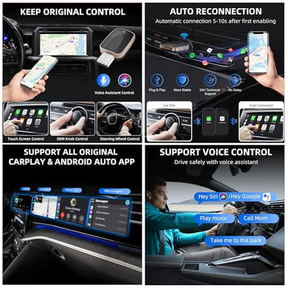 Mini Wireless CarPlay Adapter for iPhone