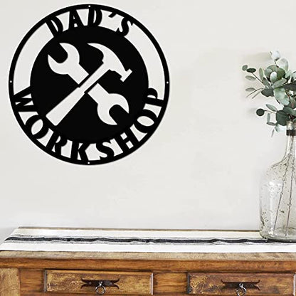 Personalized Papa's Workshop Metal Sign