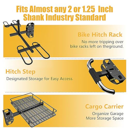 Hitch Wall Mount Bike Rack