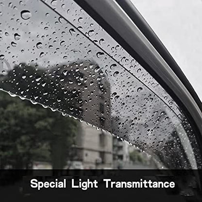 Window Visors Dark Smoke Rain Guards for 2010