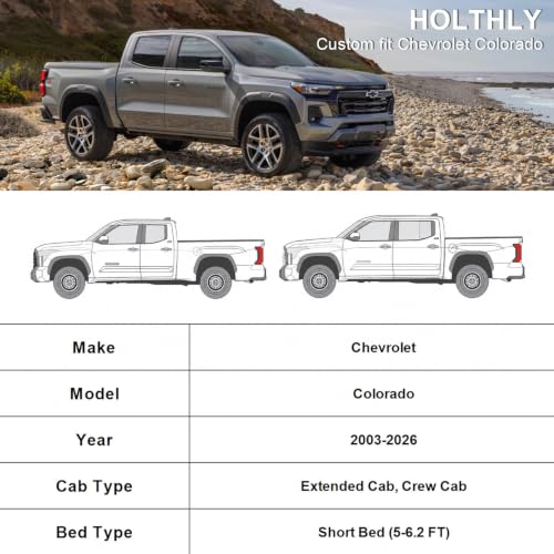 10 Layers Truck Cover Waterproof All Weather Custom Fit Chevrolet Colorado