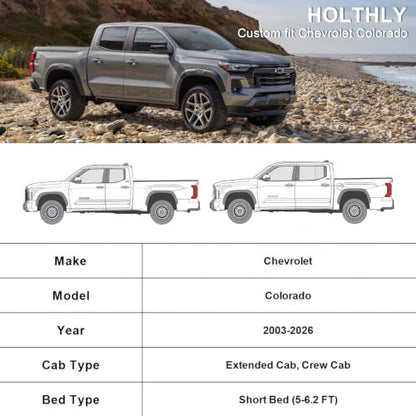 10 Layers Truck Cover Waterproof All Weather Custom Fit Chevrolet Colorado