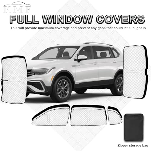8pcs Thicken Sun Shades for Volkswagen VW Tiguan 2018 (8 Count)