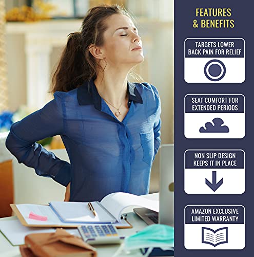 Gradual Slope Seat Cushion for Coccyx