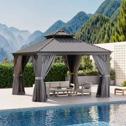 12' X 12' Hardtop Gazebo with Drainage