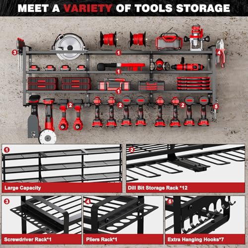 Power Tool Organizer Wall Mount