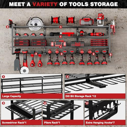 Power Tool Organizer Wall Mount