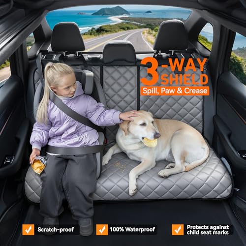 Dog Car Seat Cover for Back Seat