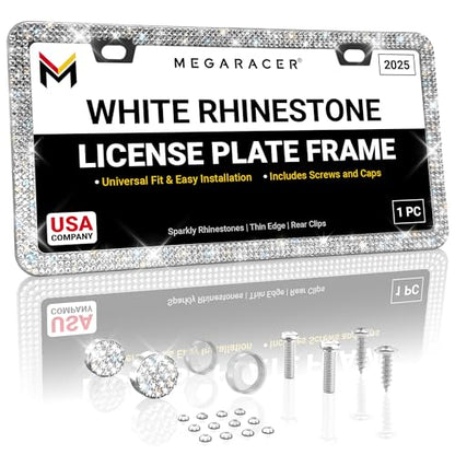 Sparkly Bling License Plate Frame for Women