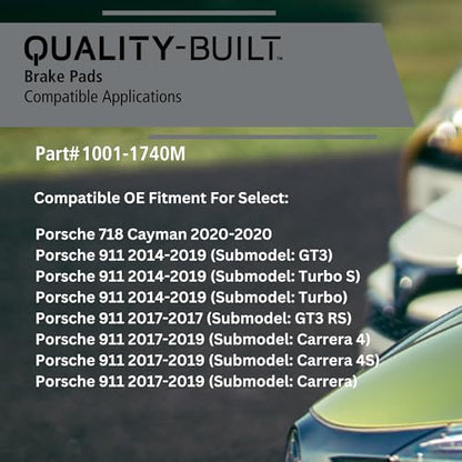 Rear Semi Metallic Brake Pads