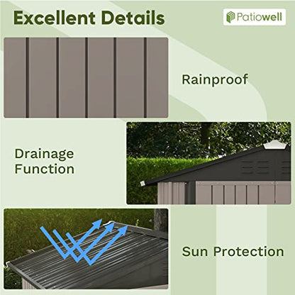 6x4 FT Outdoor Storage Shed