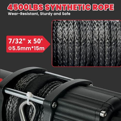 4500 lb ATV UTV Winch