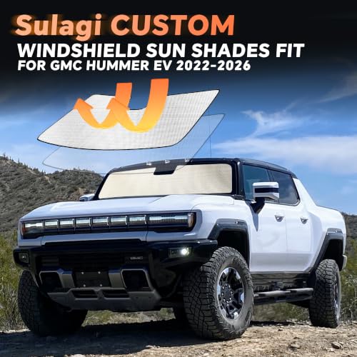 Windshield Sun Shade for GMC Hummer EV 2022